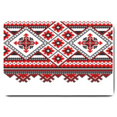 Consecutive Knitting Patterns Vector Large Doormat  by BangZart