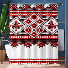 Consecutive Knitting Patterns Vector Shower Curtain 60  X 72  (medium)  by BangZart