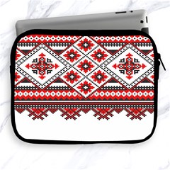 Consecutive Knitting Patterns Vector Apple Ipad 2/3/4 Zipper Cases by BangZart