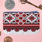 Consecutive Knitting Patterns Vector Large Coin Purse Back