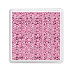 Abstract Pink Squares Memory Card Reader (square)  by BangZart