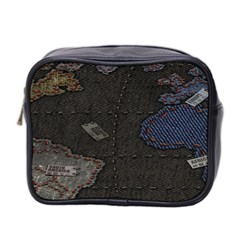 World Map Mini Toiletries Bag 2-side by BangZart