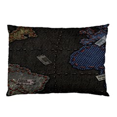 World Map Pillow Case (two Sides) by BangZart