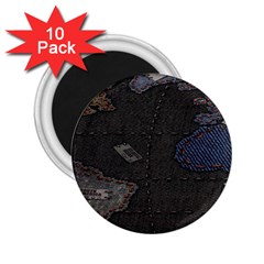 World Map 2 25  Magnets (10 Pack)  by BangZart