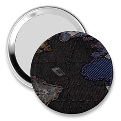 World Map 3  Handbag Mirrors by BangZart