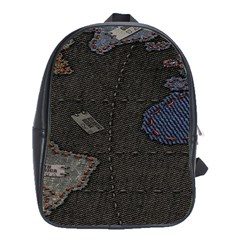 World Map School Bags (xl)  by BangZart