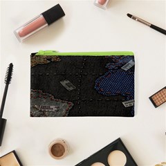 World Map Cosmetic Bag (xs) by BangZart