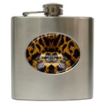 Textures Snake Skin Patterns Hip Flask (6 oz) Front