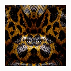 Textures Snake Skin Patterns Medium Glasses Cloth by BangZart