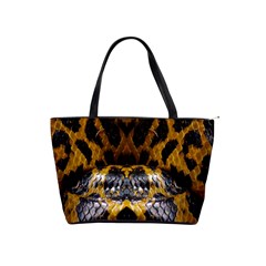 Textures Snake Skin Patterns Shoulder Handbags by BangZart