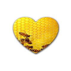 Sweden Honey Rubber Coaster (heart)  by BangZart