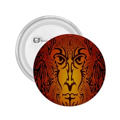 Lion Man Tribal 2 25  Buttons by BangZart