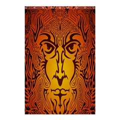 Lion Man Tribal Shower Curtain 48  X 72  (small)  by BangZart