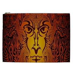 Lion Man Tribal Cosmetic Bag (xxl)  by BangZart