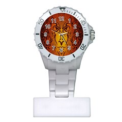 Lion Man Tribal Plastic Nurses Watch by BangZart