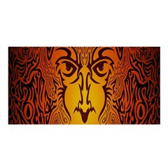 Lion Man Tribal Satin Shawl by BangZart