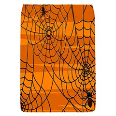 Vector Seamless Pattern With Spider Web On Orange Flap Covers (s)  by BangZart