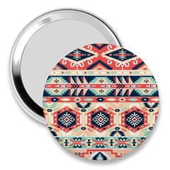 Aztec Pattern Copy 3  Handbag Mirrors by BangZart