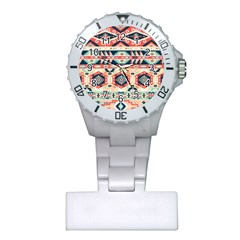 Aztec Pattern Copy Plastic Nurses Watch by BangZart