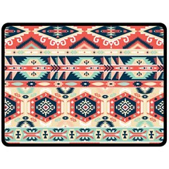 Aztec Pattern Copy Double Sided Fleece Blanket (large)  by BangZart