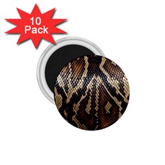 Snake Skin O Lay 1 75  Magnets (10 Pack) 