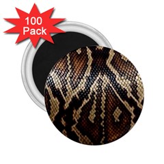 Snake Skin O Lay 2 25  Magnets (100 Pack)  by BangZart