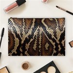 Snake Skin O Lay Cosmetic Bag (Large)  Front