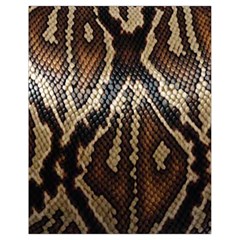 Snake Skin O Lay Drawstring Bag (small) by BangZart