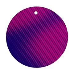 Purple Pink Dots Ornament (round) by BangZart