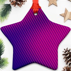 Purple Pink Dots Ornament (star) by BangZart