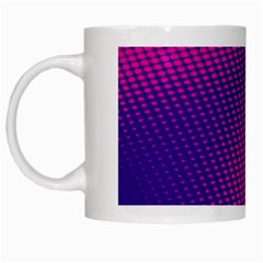 Purple Pink Dots White Mugs by BangZart