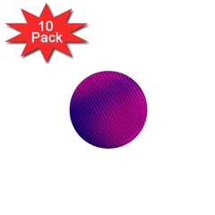 Purple Pink Dots 1  Mini Magnet (10 Pack)  by BangZart