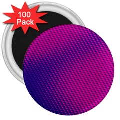 Purple Pink Dots 3  Magnets (100 Pack) by BangZart