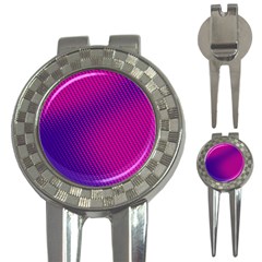 Purple Pink Dots 3-in-1 Golf Divots by BangZart