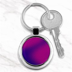 Purple Pink Dots Key Chains (round)  by BangZart