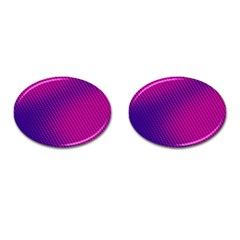 Purple Pink Dots Cufflinks (oval) by BangZart