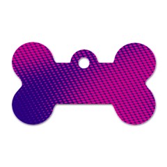 Purple Pink Dots Dog Tag Bone (two Sides) by BangZart