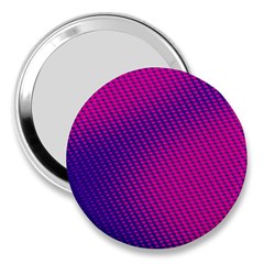 Purple Pink Dots 3  Handbag Mirrors by BangZart