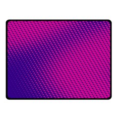 Purple Pink Dots Double Sided Fleece Blanket (small)  by BangZart