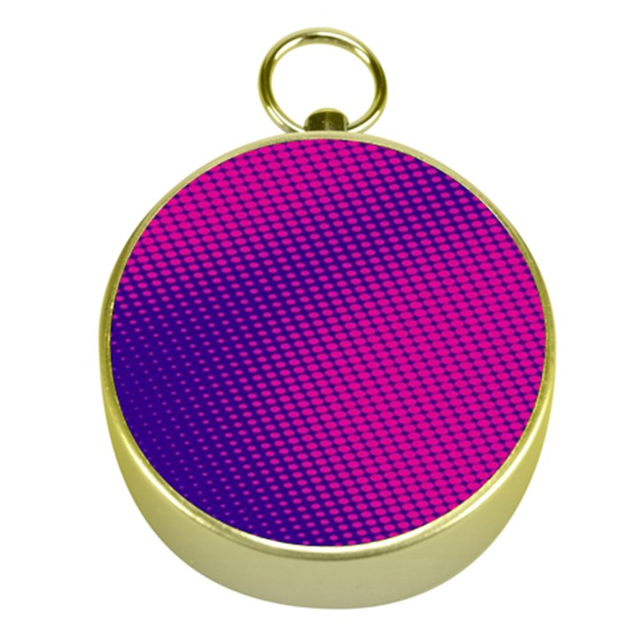 Purple Pink Dots Gold Compasses