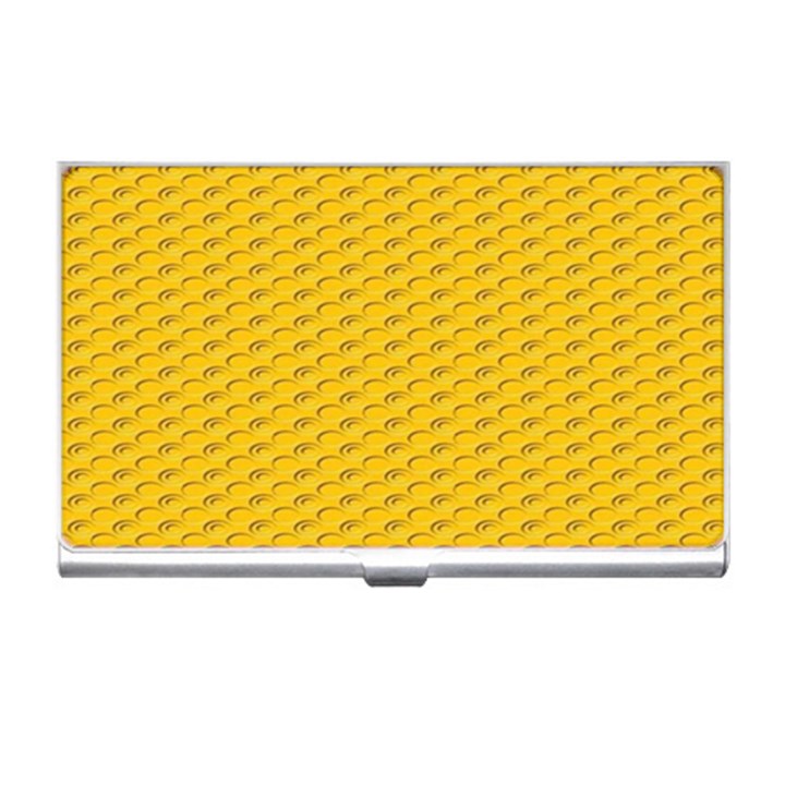 Yellow Dots Pattern Business Card Holders