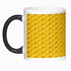 Yellow Dots Pattern Morph Mugs by BangZart