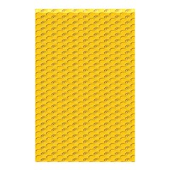 Yellow Dots Pattern Shower Curtain 48  X 72  (small)  by BangZart