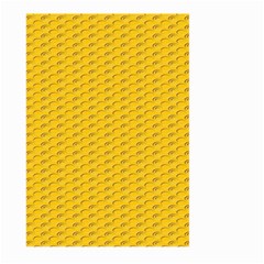 Yellow Dots Pattern Large Garden Flag (two Sides) by BangZart