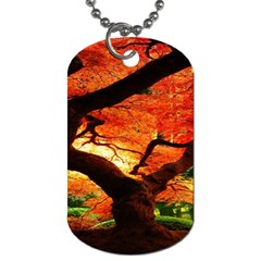 Maple Tree Nice Dog Tag (one Side) by BangZart