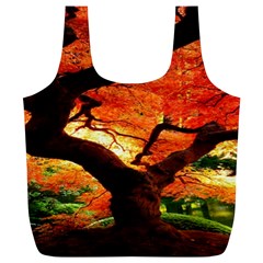 Maple Tree Nice Full Print Recycle Bags (l)  by BangZart