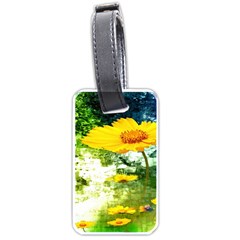 Yellow Flowers Luggage Tags (one Side)  by BangZart