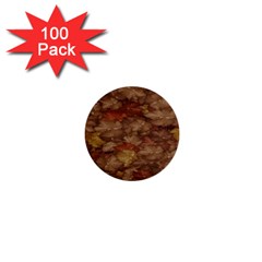 Brown Texture 1  Mini Buttons (100 Pack) 