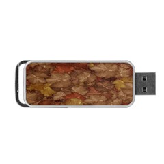 Brown Texture Portable Usb Flash (one Side)