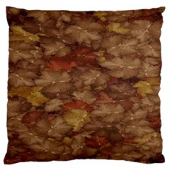 Brown Texture Standard Flano Cushion Case (two Sides) by BangZart